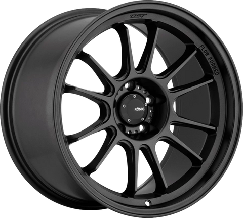 Konig Hypergram 18x12 5x114.3 ET20 Matte Black Wheel