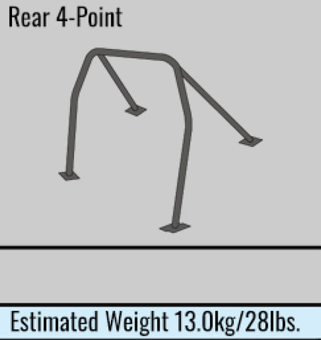 Cusco Safety 21 2-Pssgr 4-PT Roll Cage Nissan Skyline R33 - (S/O-No Cancel)