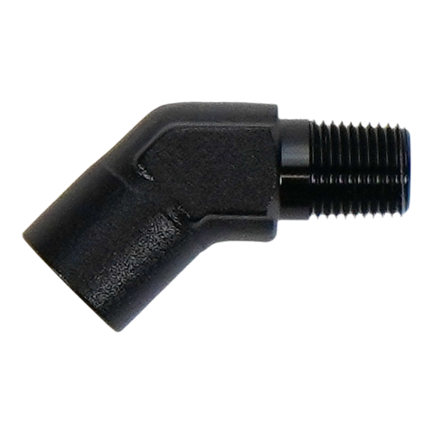 DeatschWerks 1/8in NPT Female to 1/8in NPT Male 45-Degree Fitting