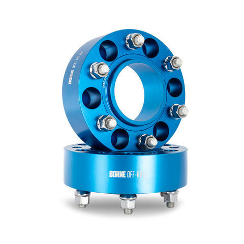 Mishimoto Wheel Spacers - 6x139.7 - 95.1 - 50 - M14 - Blue