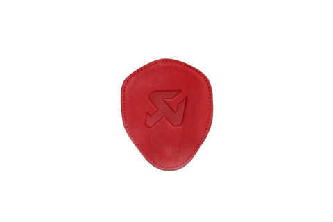 Akrapovic Leather Headphones Case - Red