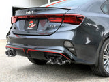 aFe 22-24 Kia Forte GT 1.6L 3in-2.5in 304 Stainless Steel Axle-Back Exhaust w/ Polished Tips