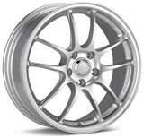 Enkei PF01 18x9.5 5x114.3 35mm Offset 75mm Bore Silver Wheel