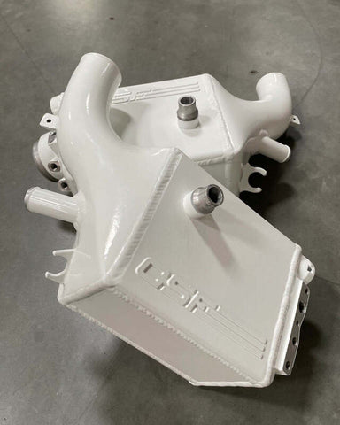 CSF 16-21 BMW M5 (F90) / 17-21 BMW M8 (F91/F92/F93) Twin Charge-Air-Cooler Set - Alpine White