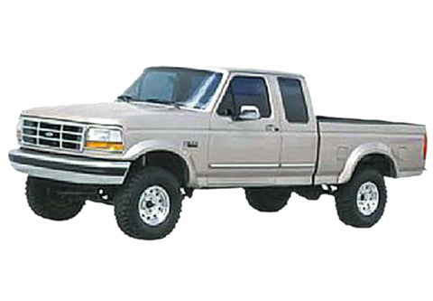 1992-1996 Ford Bronco, F150 Styleside Sport Fender Flares Round Style w/ Edge by Street Scene