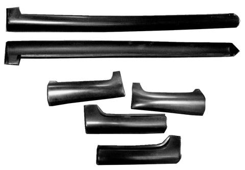 2002-2008 Dodge Ram 1500, 2500, 3500 Crew Cab Pickup 4 Door Side Skirts by Street Scene