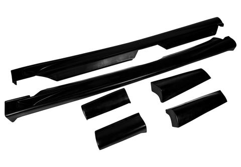 2001-2003 Ford F150 Crew Cab Styleside Pickup 6-pc Kit Side Skirts by Street Scene