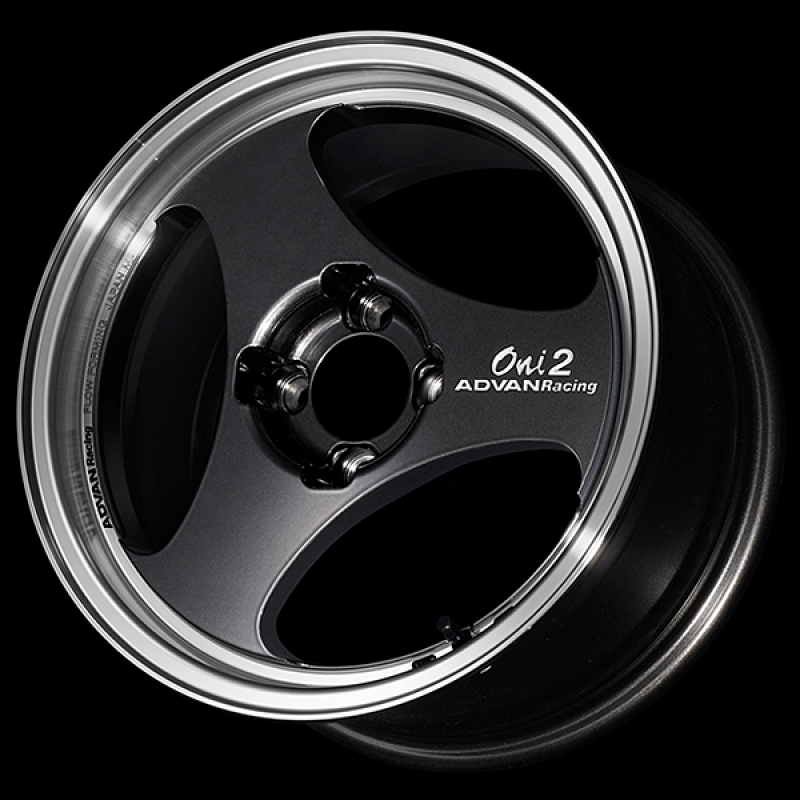 Advan ONI2 14x6.5 / +38 Offset / 4x100 / 63mm Bore / Machining and Black Gunmetallic