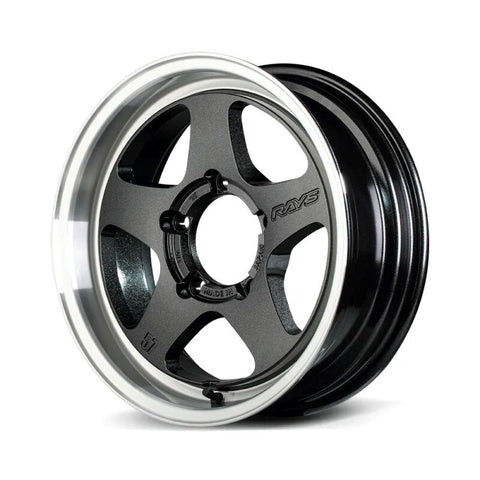 Gram Lights 57FR-X 16x6.5 -12 5-139.7 Glass Black/Rim DC Wheel