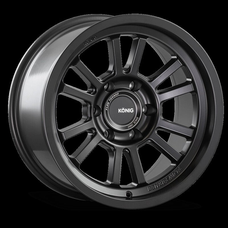 Konig HT1 17X9 5X127 ET-12 Matte Black