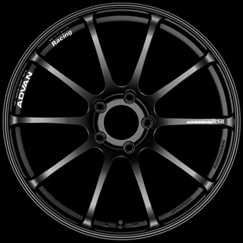 Advan RSII 18x9.5 / +41 Offset / 5x98 / 58mm Bore / Semi Gloss Black