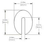 aFe Magnum FORCE Replacement Edge Trim Kit 1/16 IN X 36 IN L