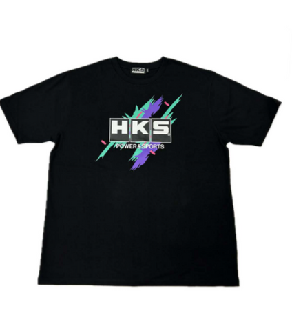 HKS T-SHIRT SUPER RACING v2 BLACK XXXL