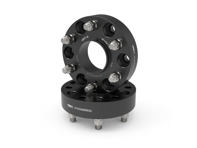 aFe CONTROL Billet Aluminum Wheel Spacers 6x5.5mm / CB 77.8mm / 1.5in - 19-25 RAM 1500