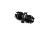 HPS Performance Straight -4 AN Male to Male Union Adapter Aluminum Black
