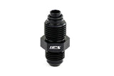 HPS Performance AN -6 to M14 x 1.5 Male to Metric Thread Male O-Ring Tip Adapter Aluminum Black