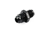 HPS Performance Straight AN Flare -4 to M12 x 1.0 Metric Adapter, Aluminum, Black