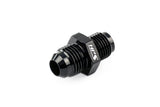 HPS Performance Straight AN Flare -10 to M14 x 1.5 Metric Adapter, Aluminum, Black