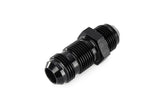 HPS Performance Straight -16 AN Male to Male Bulkhead Adapter, Aluminum, Black