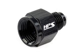 HPS Performance AN -4 Female to AN -3 Male Reducer Adapter Aluminum Black
