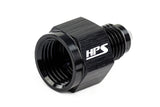 HPS Performance AN -10 Female to AN -4 Male Reducer Adapter Aluminum Black