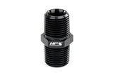 HPS Performance Straight 1/8'' NPT Male to Male Union Coupler Adapter Aluminum Black