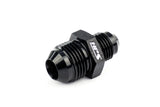 HPS Performance -10 AN to -8 AN Male To Male Reducer Union Coupler Adapter, Aluminum, Black