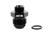 HPS Performance -10 AN Male to -6 O-ring Boss ORB Port Thread Male Adapter Aluminum Black