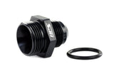 HPS Performance -6 AN Male to -10 O-ring Boss (ORB) Port Thread Male Adapter, Aluminum, Black