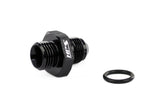 HPS Performance -16 AN Male to -16 O-ring Boss (ORB) Port Thread Male Adapter, Aluminum, Black