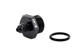 HPS Performance -4 AN Male to -10 O-ring Boss (ORB) Port Thread Male Adapter, Aluminum, Black