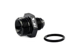 HPS Performance -3 AN Male to -8 O-ring Boss (ORB) Port Thread Male Adapter, Aluminum, Black