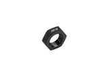 HPS Performance -4 AN Female Bulkhead Fitting Jam Nut Aluminum Black