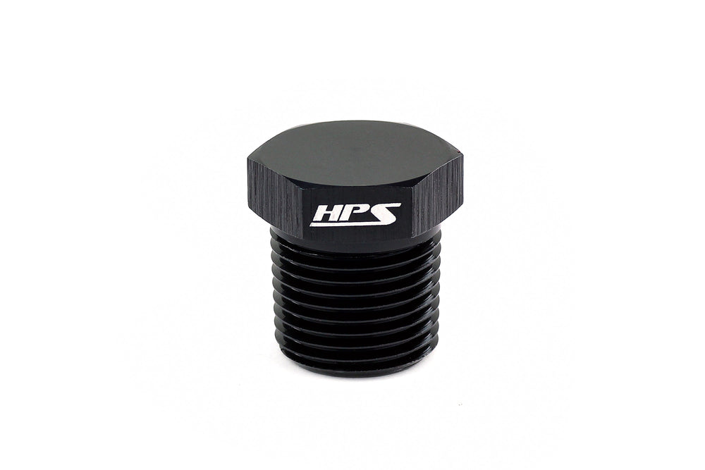 HPS Performance 1/4 NPT Hex Head Plug Aluminum AN933-06