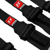 FuelTech SFI Racing Harness in black with camlock