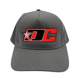 Drag Cartel Retro Snapback Hat - gray