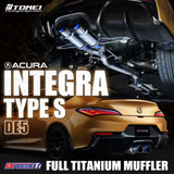 FULL TITANIUM MUFFLER EXPREME Ti INTEGRA TYPE S DE5 TYPE-D