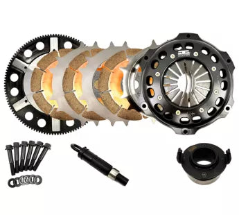 Competition Clutch Full Race Triple Disc: Honda B Series 184mm Ceramic: Dual Diaphragm: w/Flywheel