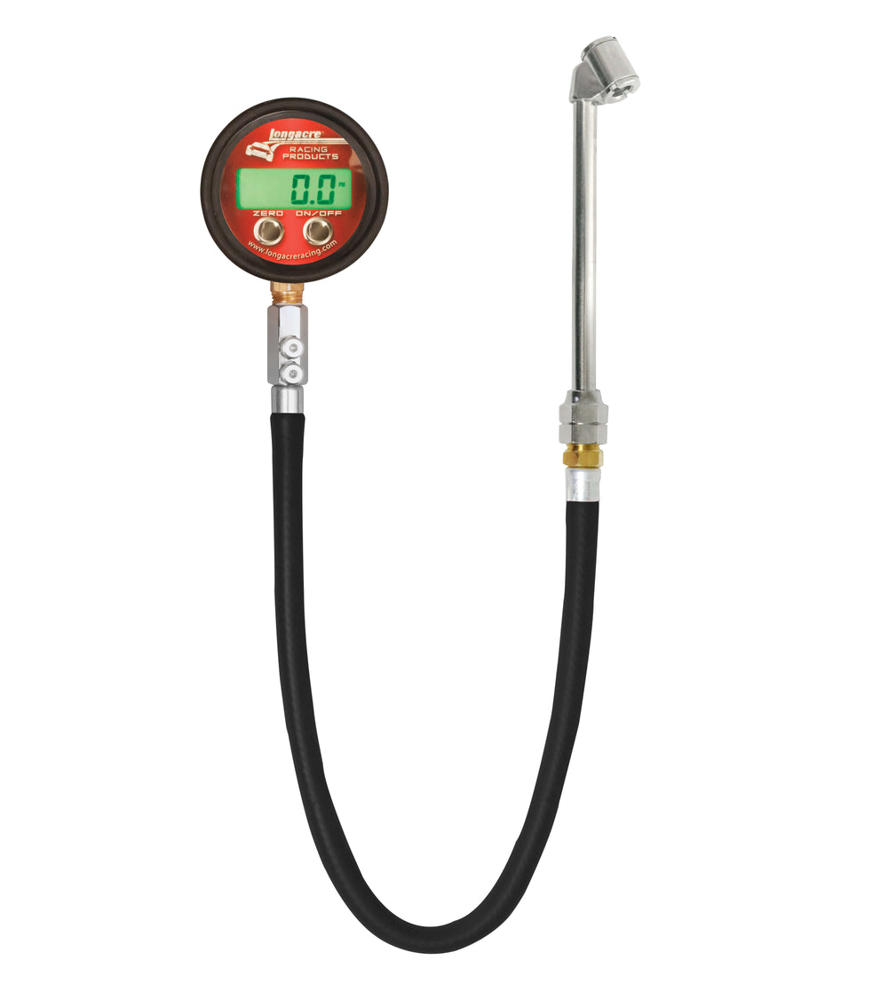 Pro Digital Tire Pressure Gauge 0-125 w/ Foot Valve