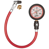 Deluxe 2 ½” Tire Gauge 0-100 PSI by 1 lb. w/ Foot Valve