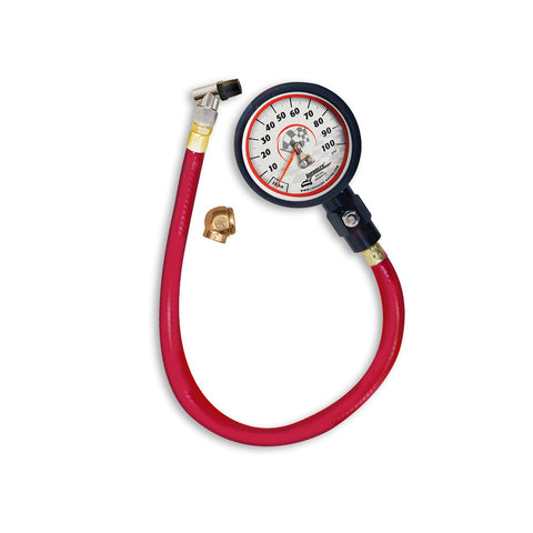 Deluxe 2 ½” Tire Gauge 0-100 PSI by 1 lb.