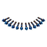 SpeedFactory Racing Toyota 1JZ/2JZ Exhaust Manifold Titanium Stud Kit - 6pt Nuts