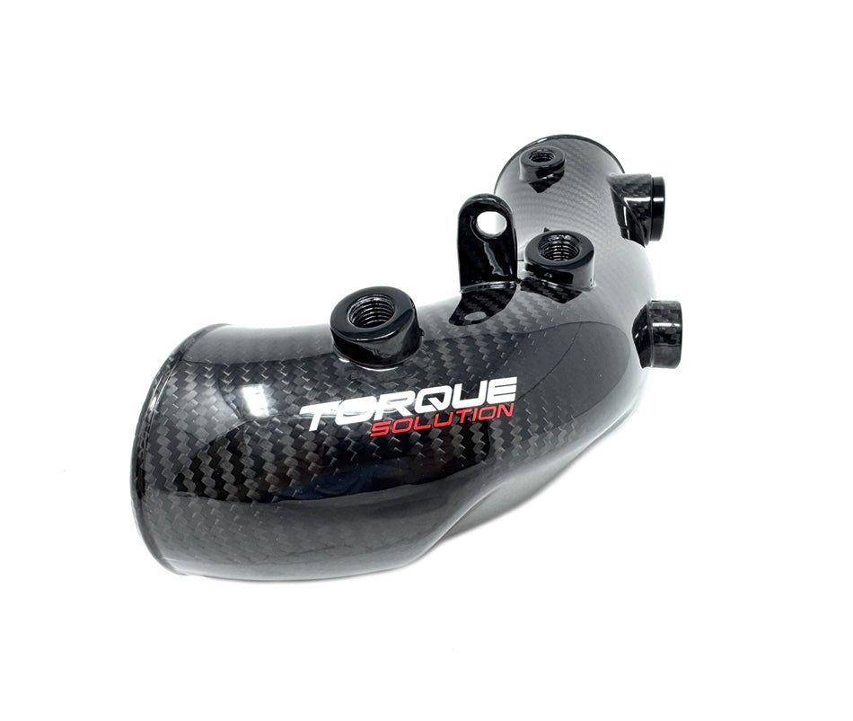 Torque Solution HD Turbo Inlet Pipe: Subaru WRX 02-07, STI 04-21 - Carbon Fiber