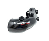 Torque Solution HD Turbo Inlet Pipe: Subaru WRX 02-07, STI 04-21 - Carbon Fiber