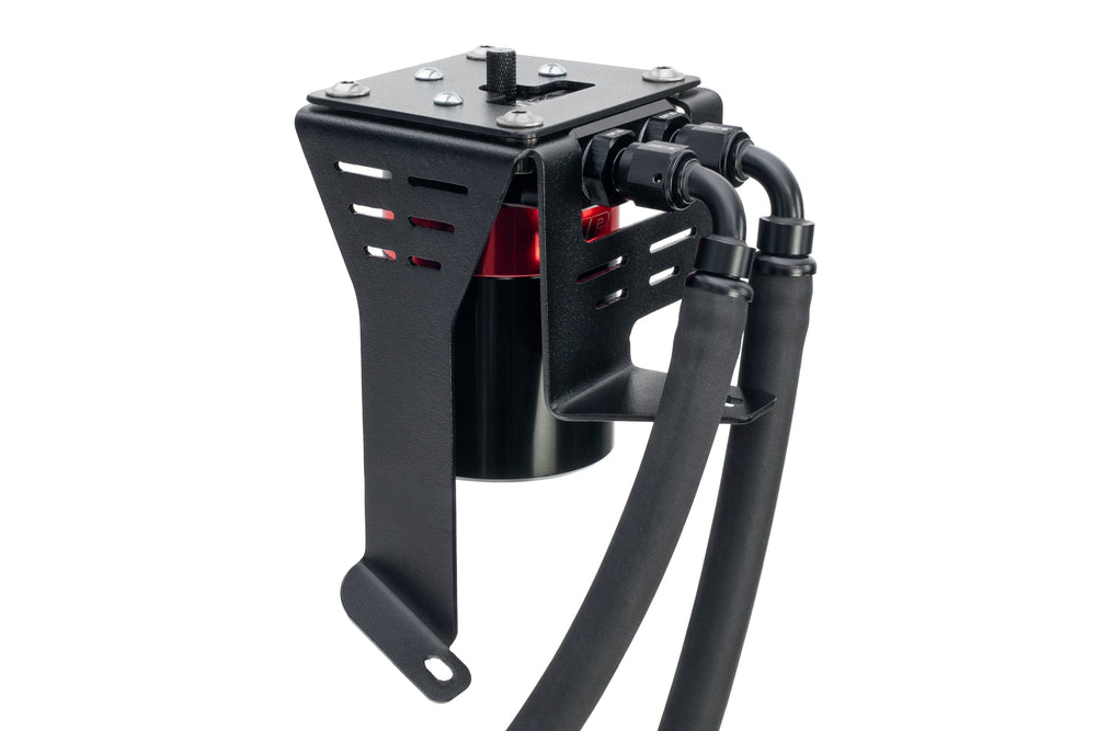 HPS Performance Aluminum Oil Catch Can Kit 2012-2015 Honda Civic Si 2.4L K24Z7