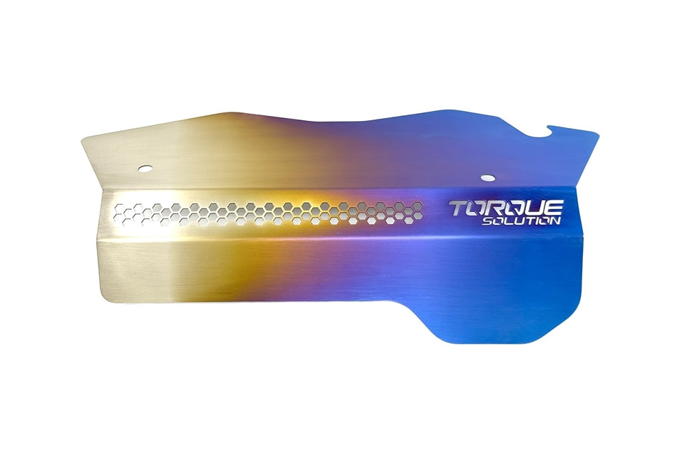 Torque Solution Titanium Engine Pulley Cover: Subaru WRX 2022+