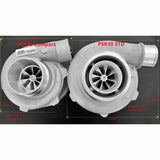 PSR3071 Gen2 Compact Dual Ball Bearing Turbocharger (NO Turbine Housing Heat Shield)