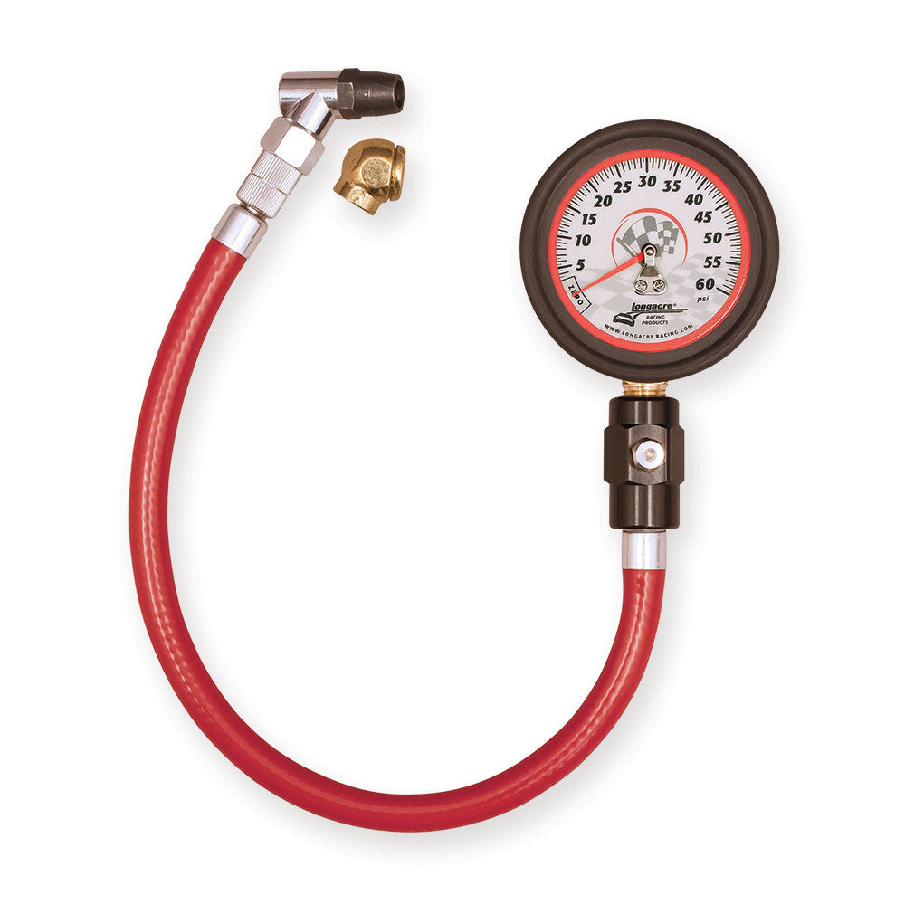 Deluxe 2 ½” Tire Gauge 0-60 PSI by 1/2 lb.