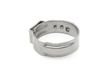 HPS 304 Stainless Steel Ear Hose Clamps, Effective Range 39.3mm - 42.5mm, 10pcs pack