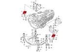 Gearbox mounts for Audi B5 S4 / RS4 (Street hardness)